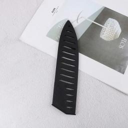 Plástico preto cozinha faca Blade Protector Cover, 8 "Knife Cover, 1Pc - Image 2