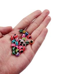 Conjunto de 50 contas de pesca acrílico peixe-like, 4/6/8mm, kit diy para pesca no baixo, diy - Image 2