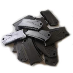 Pente de cera de surf de plástico preto com chave de barbatana de surf pente de cera de surf inteiro - Image 1