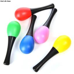 Areia de plástico martelo maraca chocalho agitador crianças instrumentos musicais bebê som música brinquedo-cor aleatória - Image 2