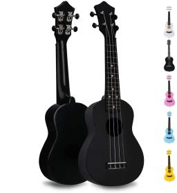 Ukulele com 21 cores, ukulele de 6 cores para iniciantes e crianças, instrumento musical havaiano de arranque uke para presente - Image 1