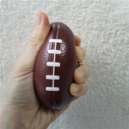 Rugby American Football Toy Balls para crianças, Hand Squeeze, Esponja de espuma, Anti Stress Relief Balls, Brinquedos esportivos ao ar livre, 9cm - Image 2