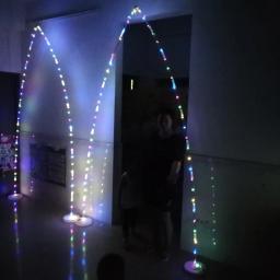 Iluminação de led para festa em arco, suprimentos para festa de casamento e eventos, luz de natal (com conector usb), faça você mesmo - Image 1