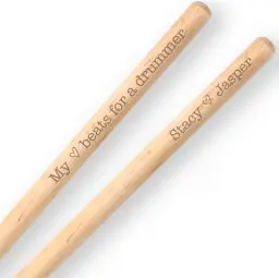 Baquetas Personalizadas Personalizadas, Pontas De Bordo Gravadas A Laser, Bastões De Tambor De Madeira, Tamanho Do Presente 5A, Músico Dropshipping -1, 5 Pcs - Image 3
