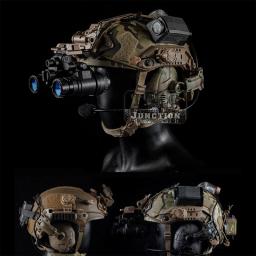 Tático militar redução de ruído comunicação fone ouvido conjunto bluetooth orelha muffs com capacete ferroviário montagem kit - Image 5