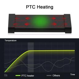 SUNSUN-Aquecedor De Aquário, Tanque De Peixes Submersível, Display LCD, Smart PTC Termostato, Temperatura Constante Ajustável, Haste De Aquecimento De Água - Image 5