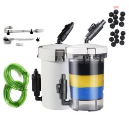 Recipiente externo ultra-silencioso para aquário, caixa com filtro, 6w, sistema de super filtragem para tanque de peixes - Image 1