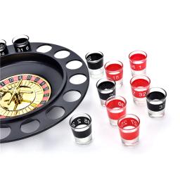 Criativo Rússia Beber Turntable Shot Glass, Roleta Set Novidade, Jogo com 16 Copos de Tiro, Festa Adulto - Image 4