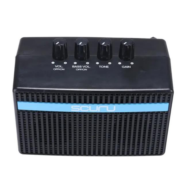 Amplificador Elétrico Caline S1B para Guitarras e Sintetizadores com Efeitos, Cabo USB e Cabo de Áudio 3.5mm Inclusos