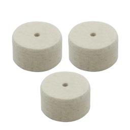 3 peças tambor pedal batedor martelo feltro almofada instrumento de percussão acessório 49x30x6mm - Image 5
