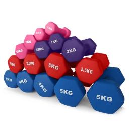 Haltere Hexagonal Fosco para Mulheres, Estudante e Criança, Aeróbica, Ginásio Crossfit, Exercício de Fitness, Treino, 1 Pc, 1,5 kg, 1kg - Image 1