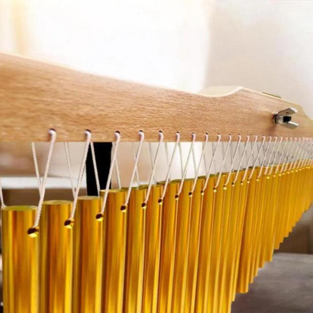 Carrilhão de Mesa de Madeira com 20 Barras, Instrumento de Percussão para Crianças e Adultos com 25 Tons