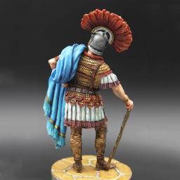 Roma Antiga Século 1 Centurião Romano Modelo, Metal Pequena Estátua, DIY Oficial de Armadura Artesanato Decorativo, 1/30, 60mm - Image 2