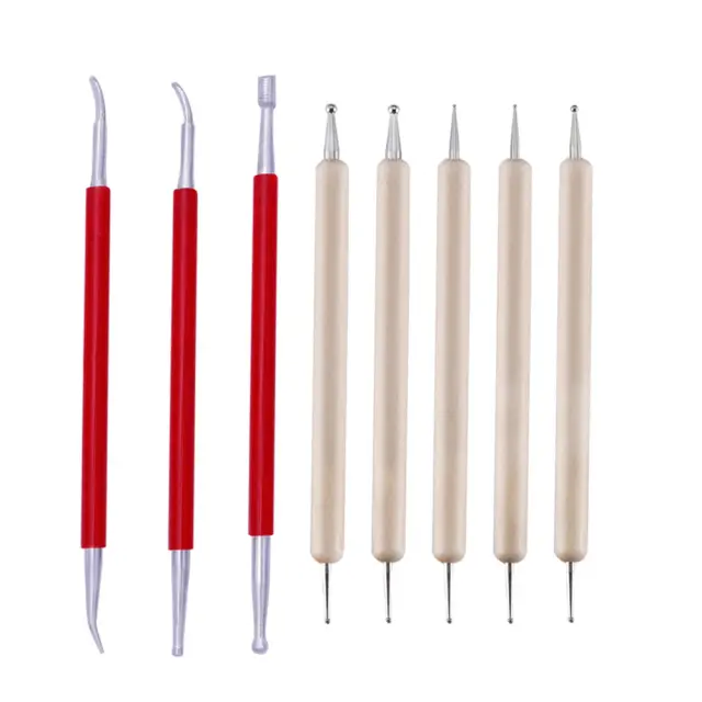 Kit Completo de Ferramentas para Artesanato em Couro: Modelagem, Gravação e Escultura com Stylus, Colher e Lâmina