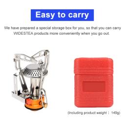 Widesea-Dobrável Aquecedor De Fogão A Gás De Acampamento, Queimador De Turista, Piquenique Ao Ar Livre, Suprimentos De Equipamentos De Cozinha, Fornalha De Sobrevivência, 1 Pc - Image 6