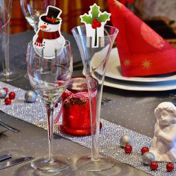 10 peças decorações de vidro de vinho do natal, copos, cartões, marcadores de goblet de natal, decoração de mesa para materiais de festa de natal - Image 3