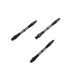 Eixos de voos de dardo 3 peças de alta qualidade al eixos de dardo acessórios preto dardos eixos 45mm comprimento 4.5 rosca 2ba dardos - Image 6