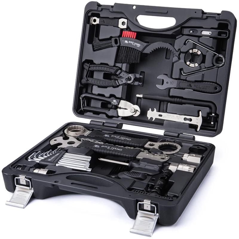Bikemanual-kit de ferramentas para reparo de bicicleta, conjunto de alavancas de conserto e manutenção de casa, para bicicletas de estrada e mtb - Image 1