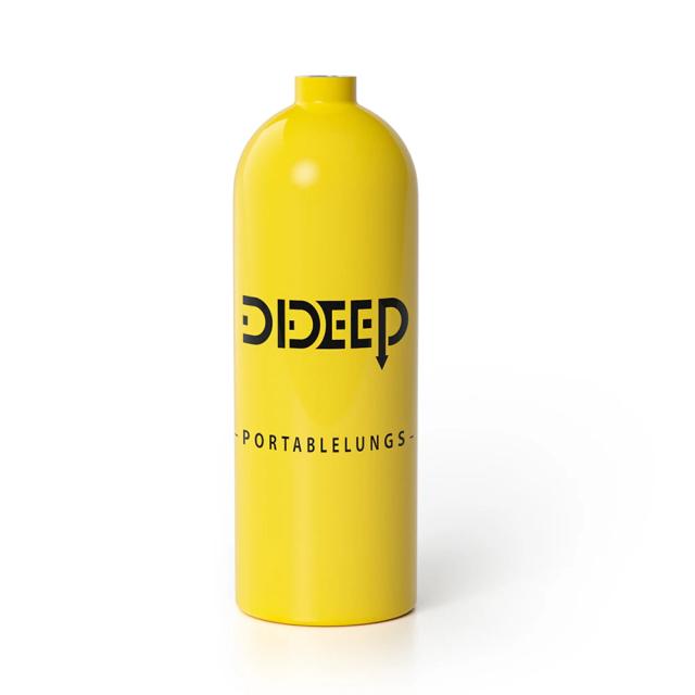 Mini Cilindro de Mergulho DIDEEP 2L - Tanque de Oxigênio para Respiradores de Snorkeling e Mergulho