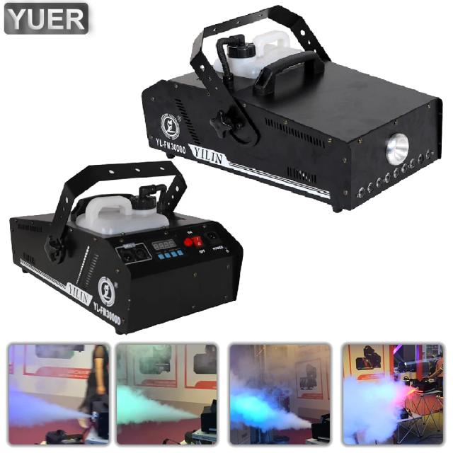 Máquina de Nevoeiro RGB 3 em 1 com Controle Remoto - Efeitos de Fumaça Ideal para DJs, Casamentos e Festas em Clubes