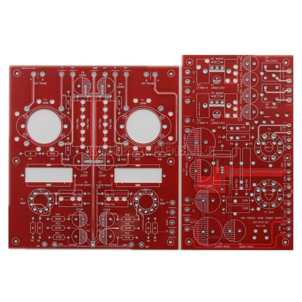 Nota MEI SHU AN 300B Tubo Single-Ended Amplificador com placa de alimentação, DIY AUDIO - Image 1