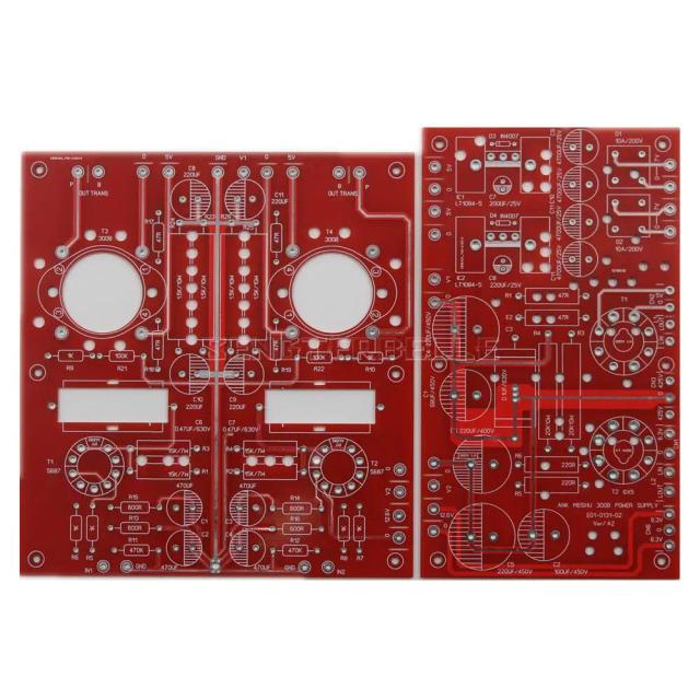 Amplificador Mono Final MEI SHU AN 300B com Placa de Alimentação - Ideal para Projetos DIY de Áudio