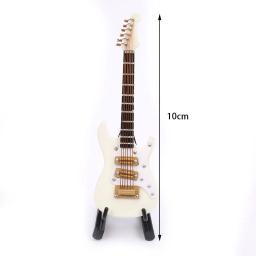 1 conjunto de mini instrumentos musicais de decoração, instrumentos musicais de decoração em miniatura com estojo e suporte - Image 5