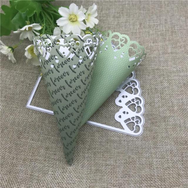 Cortador de Metal Decorativo para Scrapbooking: Estêncil para DIY em Casamentos e Artesanato com Relevo