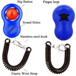 Animal de estimação gato cão treinamento clicker com dedo loop pulseira de pulso humanizado científico profissional design pet conjunto de ferramentas - Image 4