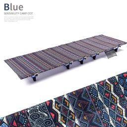 Cama de acampamento dobrável portátil, liga simples do lazer, berço reforçado, peso leve, pausa para o almoço - Image 5