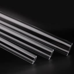 Tubo transparente do plexiglás para o tanque de peixes, aquário, fonte molhando do jardim, tubulação acrílica, 1-3 PCes, 50cm Comprimento, 16-50mm - Image 4
