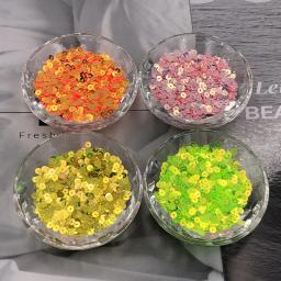 1000 pçs 4mm ouro luz lantejoulas frouxas pvc para artesanato paillette costura decoração diy acessório lentejuelas para coser - Image 1
