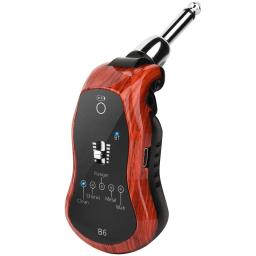 Efeito de guitarra portátil pedal b6 efeitos de prática de guitarra embutido bateria de lítio sintetizador w/5 efeitos recarregável usb - Image 1
