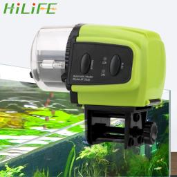Hilife alimentador digital para peixes, alimentador com temporizador para aquário automático, ferramenta de alimentação portátil, 1 peça - Image 1