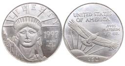 Estados unidos, 1997, 1998, 1999, 2000, 2001, 2002, 2003, 2004, liberty, us $50, metade de prata, moedas comemorativas, cópia - Image 1