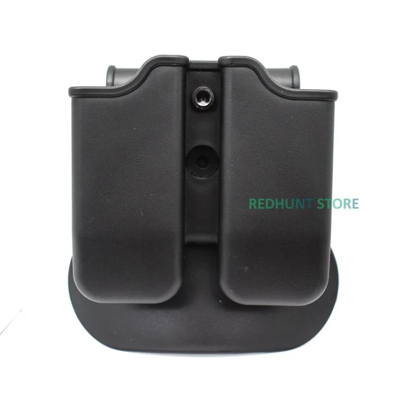 Caça defesa retenção rihgt mão coldre pistola tático coldre para glock 17 19 22 23 beretta m9 9mm compartimento bolsa - Image 1