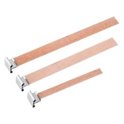 Aromaterapia De Madeira Pavio De Vela, Pavio De Vela, Pavio Com Núcleo Sustainer, DIY Vela Fazendo Kit Suprimentos, Parafina De Soja Artesanal W, 20Pcs - Image 3