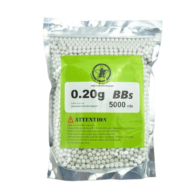 AOLS-AEG Paintball BBs, 6mm, 0,25g, 4000rds, 0,28g, 3600rds, 0,3g, 3300rds, 0,32g, 3100rds um pacote, High Grade Hunting Shooting Ball - Image 1
