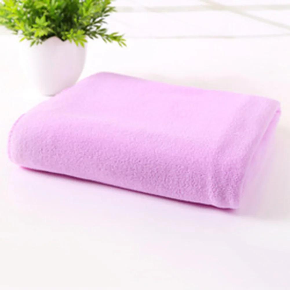 Ultra Microfiber Tecido Toalha Longa, Secagem Rápida, Ginásio Esportes, Praia, Viagem, Acampamento, Cor Sólida, 70x30cm - Image 1