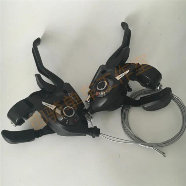 Conjunto de Alavancas para Mountain Bike ST-EF51-7 - Eficiência e Estilo em 21 e 24 Velocidades