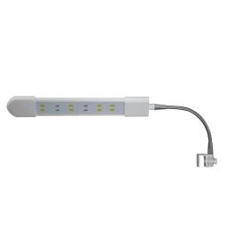 220v tanque de peixes clipe luz led aquário aquatic planta luz iluminação led dupla fileira azul e branco suporte luz - Image 5