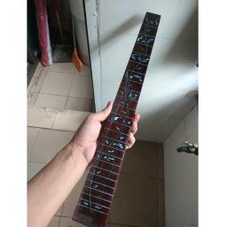 Rosewood Finerboard Blue Life Tree Guitarra Pescoço, 24 Trautas, Guitar Acessórios, Peças - Image 2