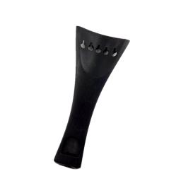1 pçs de alta qualidade 5 cordas viola tailpiece indiano grau a ébano madeira, paris olho inlay viola peças acessórios acessórios - Image 3