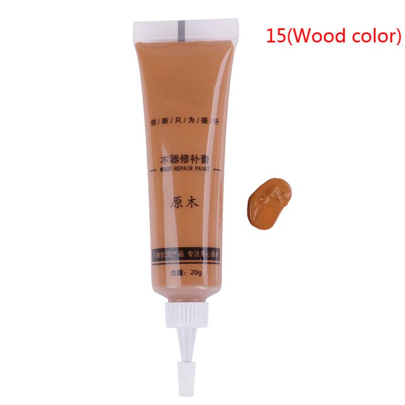 Madeira maciça móveis Reparação Paint Wax, removedor rápido, Floor Scratch Tool, Refinishing Paste, 17 cores - Image 1