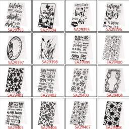 Molde de plástico para scrapbook, forma para decoração caseira de fotos, cartão de papel, artesanato, natal, flocos de nece - Image 1