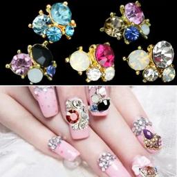 Strass 3d diy de cristal de unha, pontas de arte de unha, decoração de telefone, ferramenta de manicure de 10 peças - Image 1