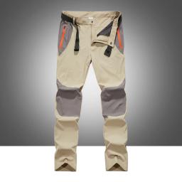 Calça exterior masculina de secagem rápida, calça esportiva casual para caminhada, escalada de montanha, calça impermeável, primavera, verão - Image 3