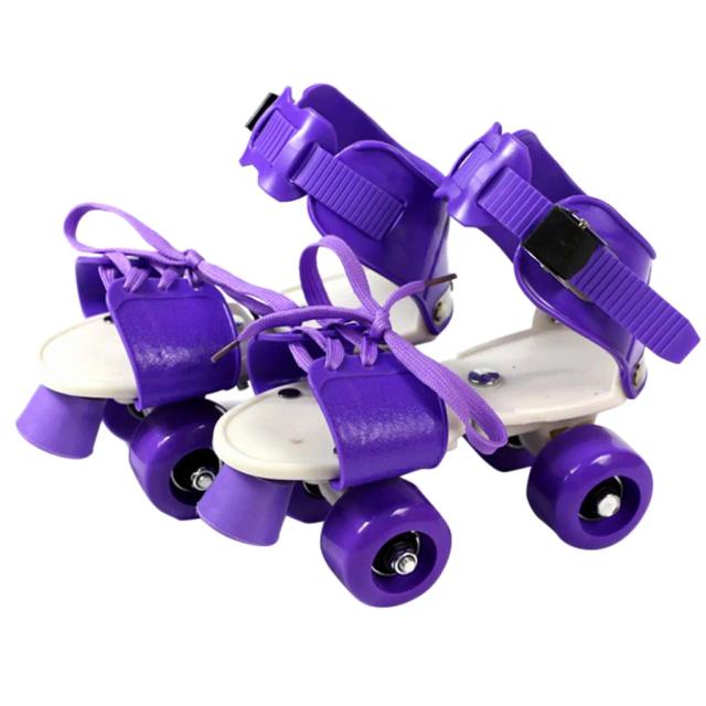 Patins Ajustáveis para Crianças e Adolescentes - Patinação em 4 Rodas Freestyle para Brincadeiras Divertidas