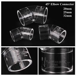 1pc 20/25/32/40/50mm aquário tanque de peixes plexiglass acrílico tubo de junção reta casa diy tanque de água pmma tubo cotovelo t conector - Image 4