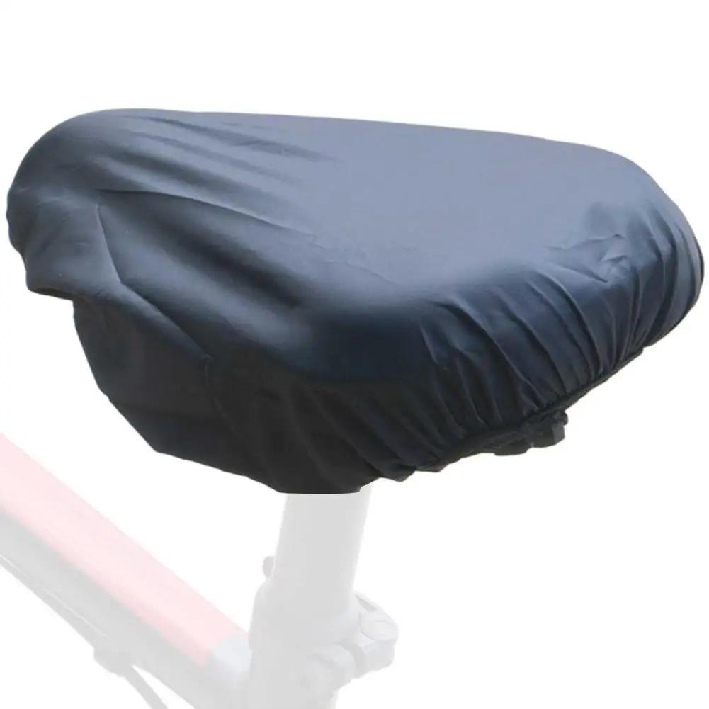 Capa de chuva para assento de bicicleta, capa de silicone com esponja para assento, à prova d'água, alforje elástico, capa protetora para selim de bicicleta, acessórios de bicicleta - Image 1